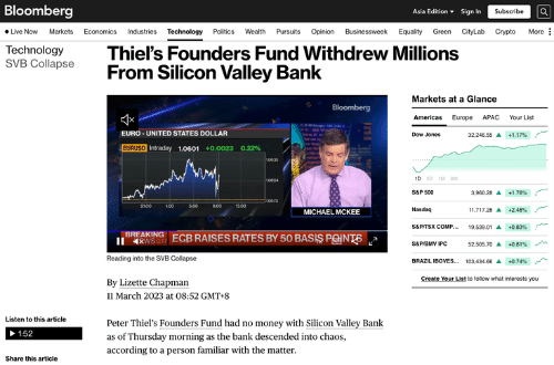 Bloomberg Silicon Valley Bank